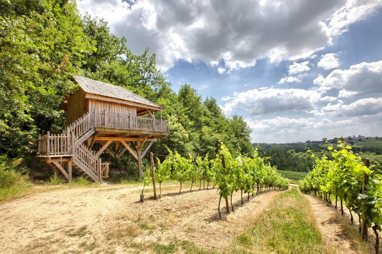 Les Cabanes Des Benauges Arbis 外观 照片